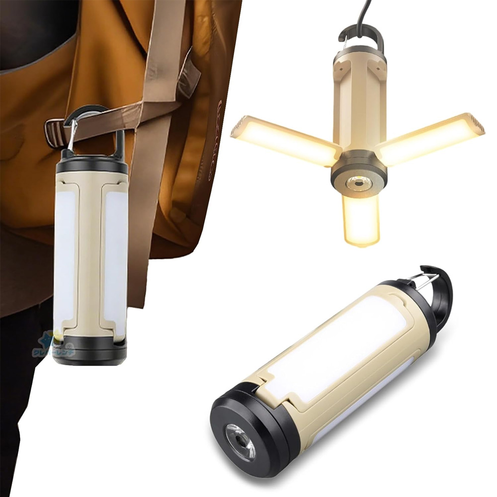 VANKIN 휴대용 야외 LED 캠핑 랜턴 3000mAh 방수 멀티 캠핑등 손전등