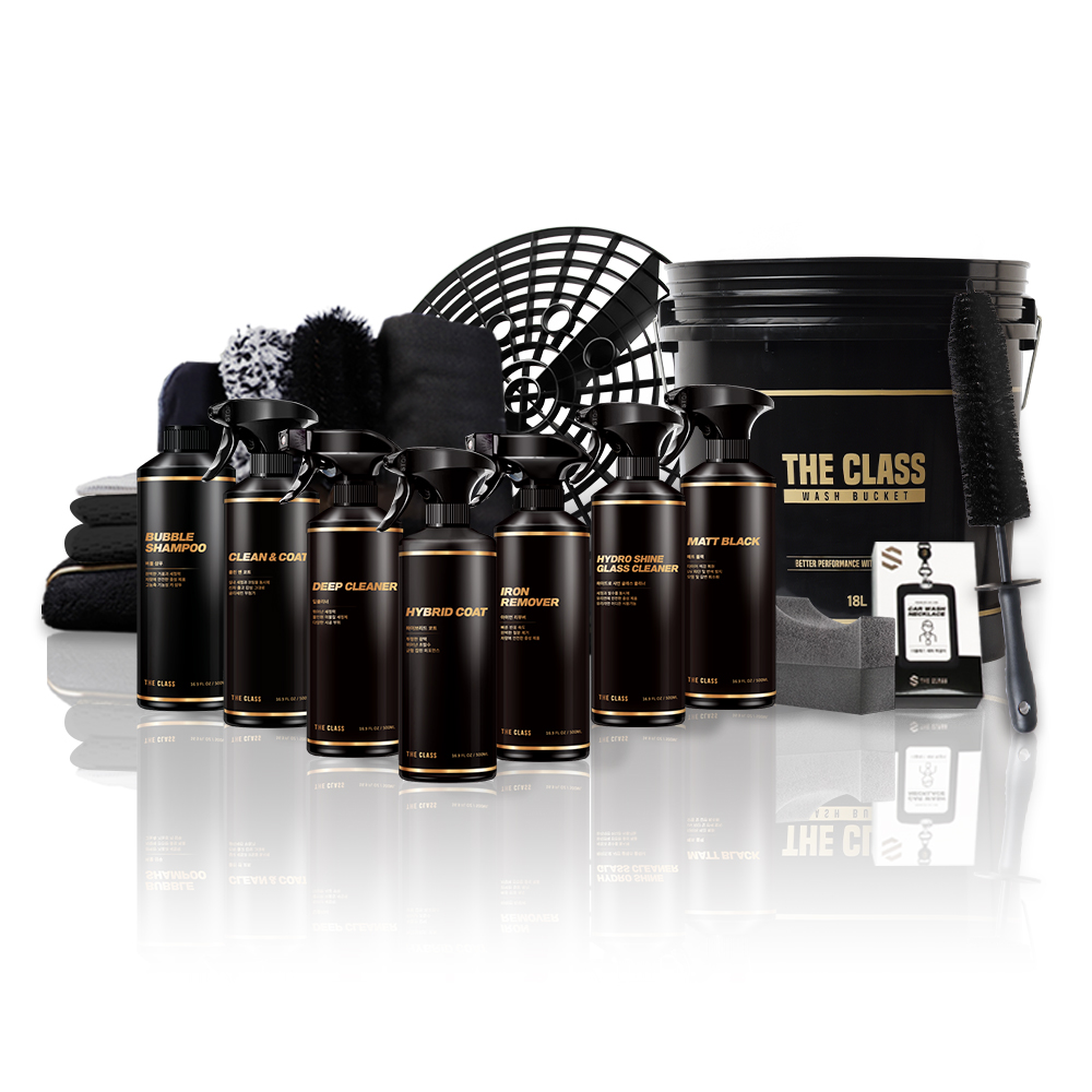 더클래스 셀프 세차 18종 세차용품세트, 1세트
