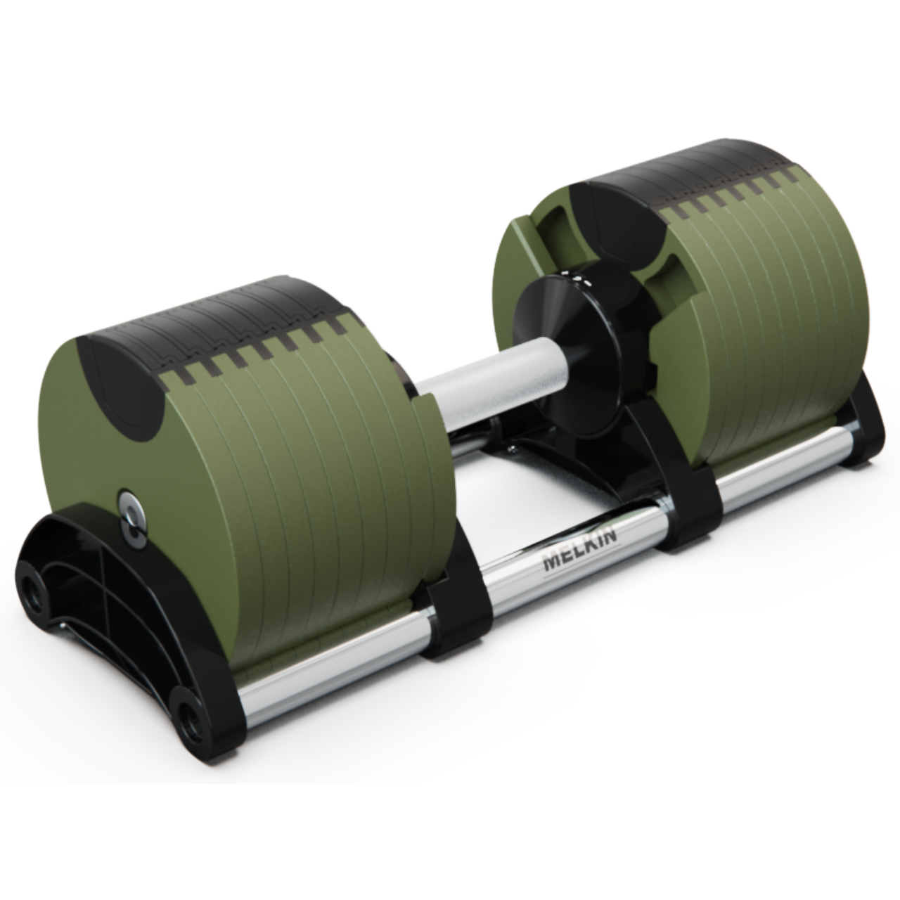 멜킨 24kg 무게조절 덤벨 롤튼 4kg 조립식 아령 그루비 카키, 1개