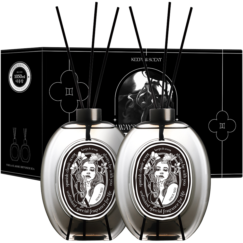 뷰카 센트 클래식 대용량 디퓨저 선물세트, 일랑일랑