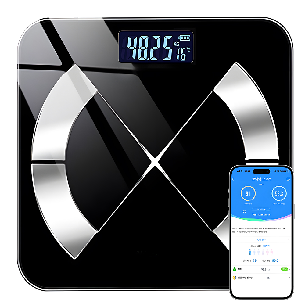 SEVOREN 스마트 체중계 체성분 체지방 인바디체중계 정밀측정 가정용체중계