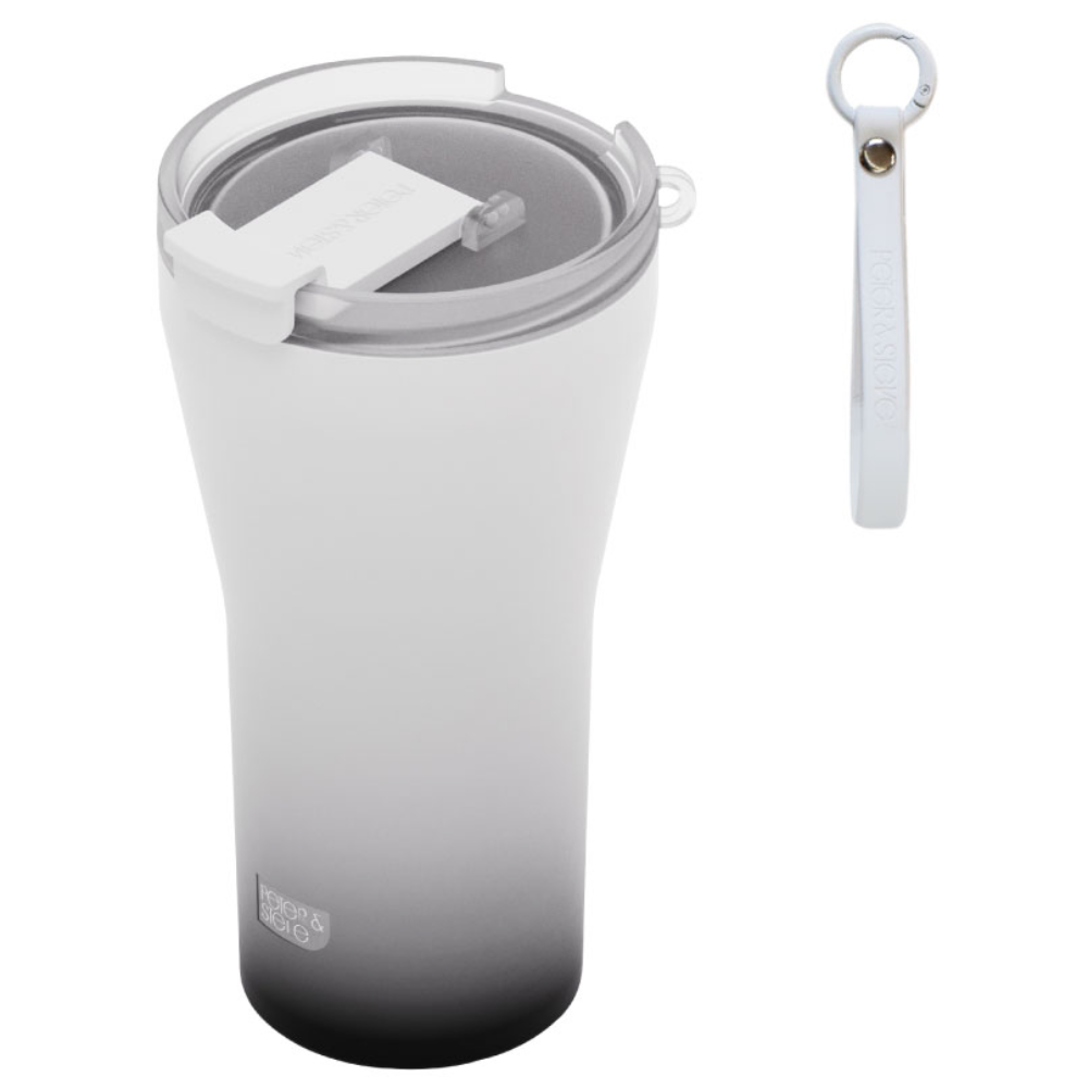 피터앤스티브 세라믹 텀블러 V2.0 오리지널 스테인리스 이중진공 완벽밀폐, 1개, 500ml, 포그 화이트