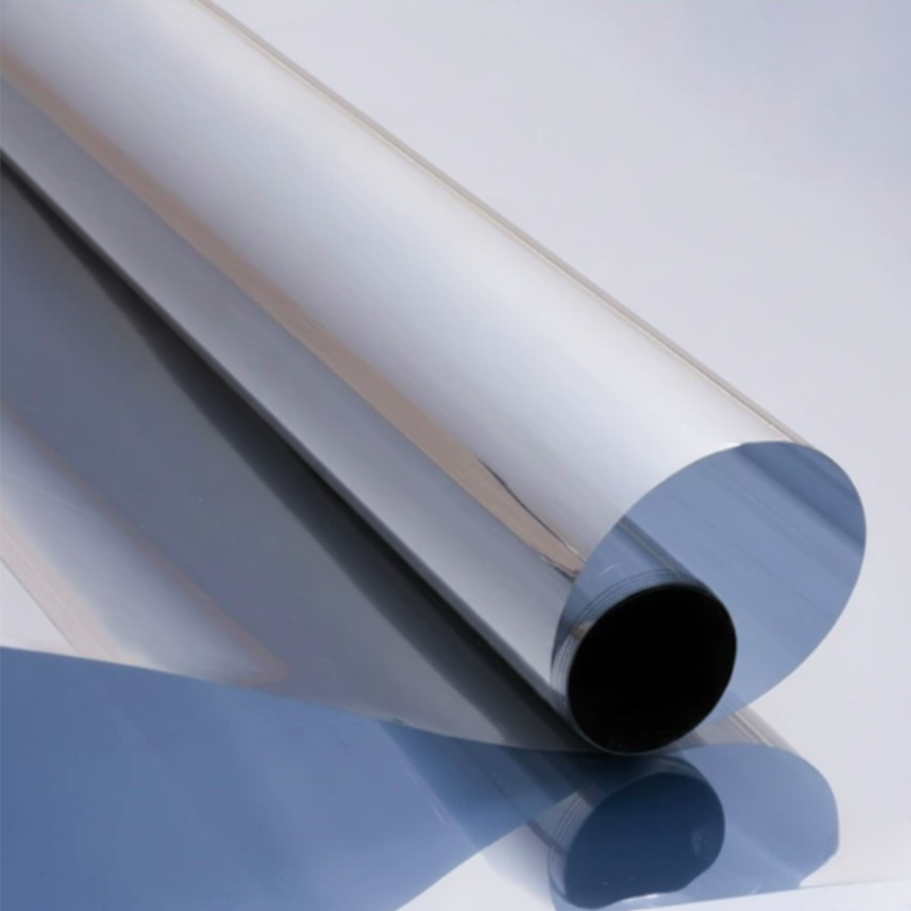 60*500cm 무점착 자외선차단 창문 썬팅지 단열 사생활보호 필름 단열필름 베란다 유리창 실버