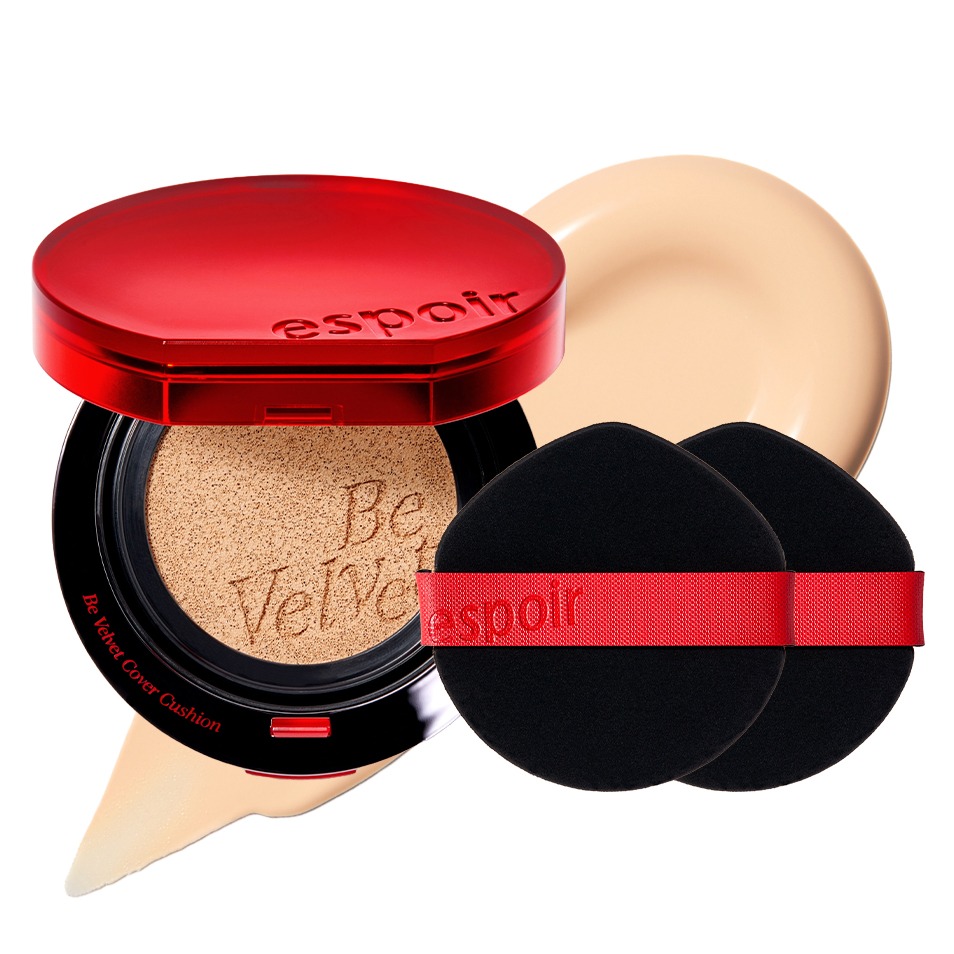 에스쁘아 비벨벳 커버 쿠션 13g + 퍼프 2p 세트