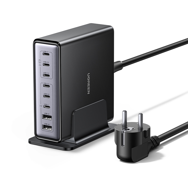 UGREEN 유그린 200W GaN 8포트 멀티 고속 충전기