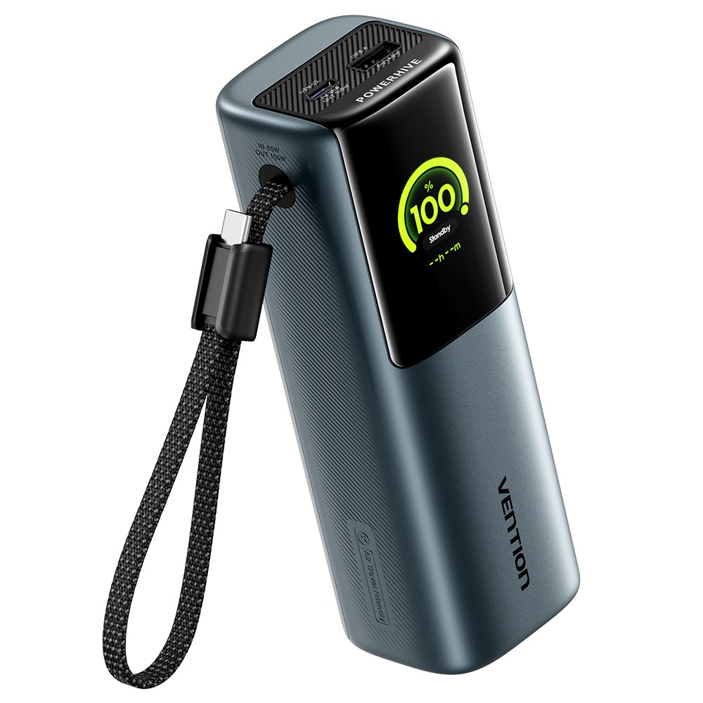 벤션 POWERHIVE PD PPS 노트북 고속충전 대용량 보조배터리 200W 27000mAh