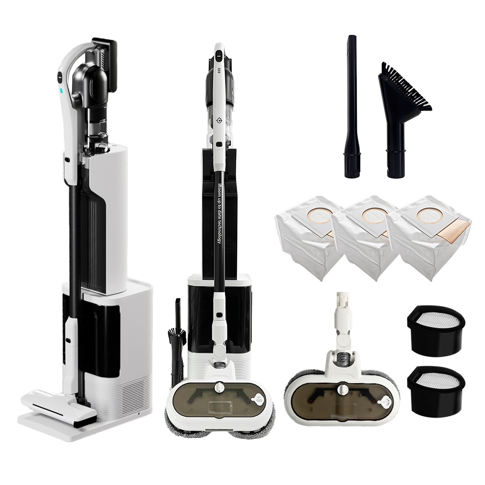 차이슨 AI 자동 충전 먼지 비움 올인원 스마트 타워 무선청소기