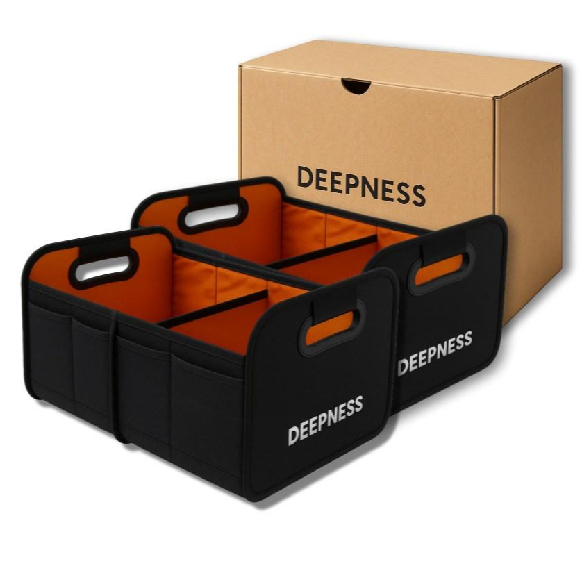 딥빡 차량용 접이식 다용도 트렁크 정리 수납함