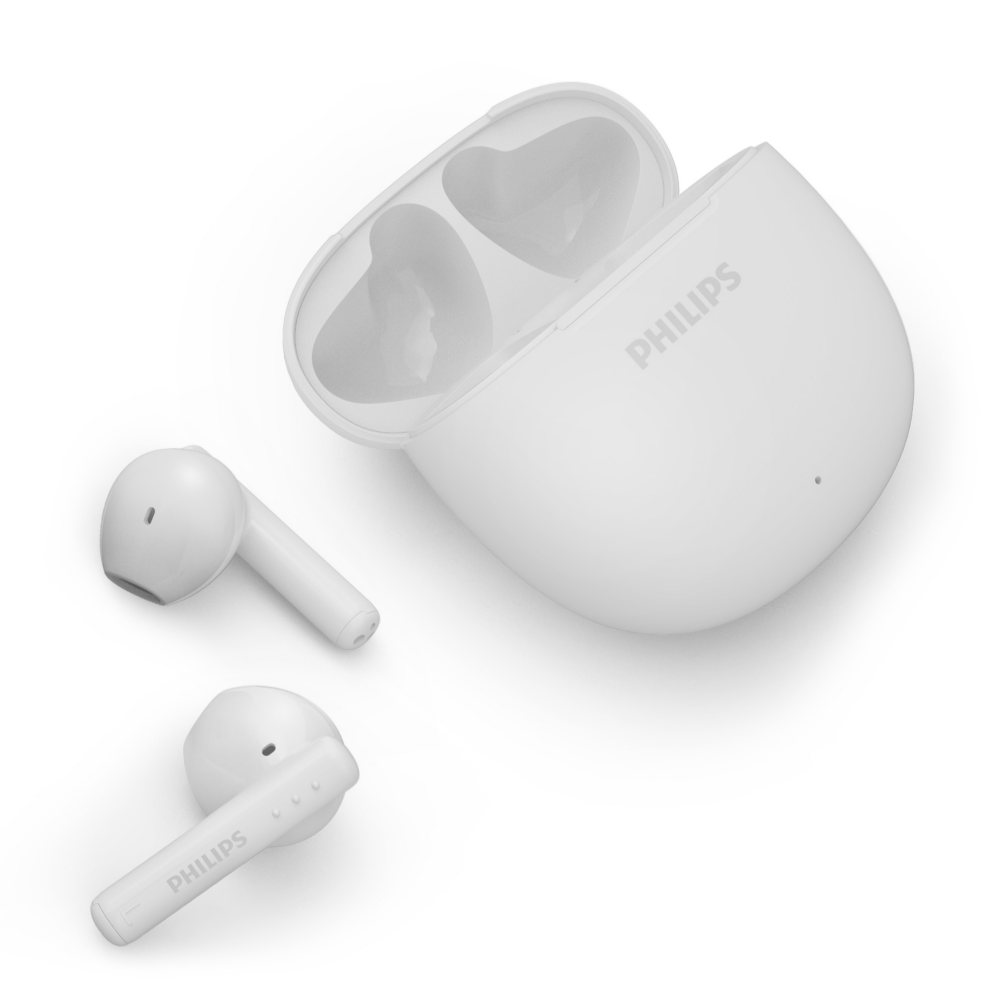 필립스 ENC 노이즈캔슬링 무선 블루투스 이어폰 (화이트)