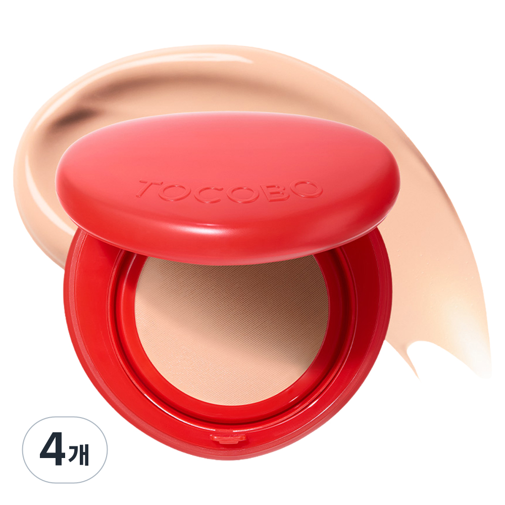 토코보 애플 듀이 핏 쿠션 15g, 4개, 22 로지