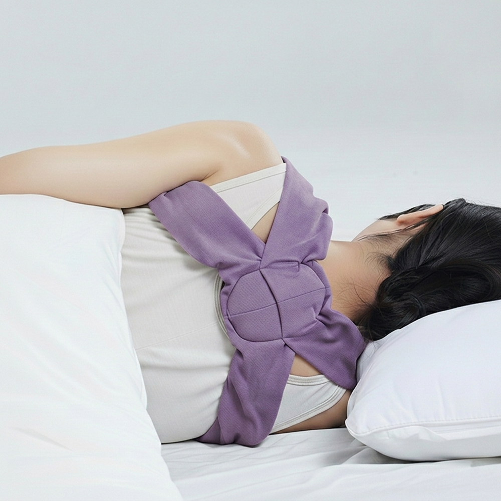 ISEGFLY 어깨 교정 수면 바른 자세교정밴드 라운드 숄더 교정