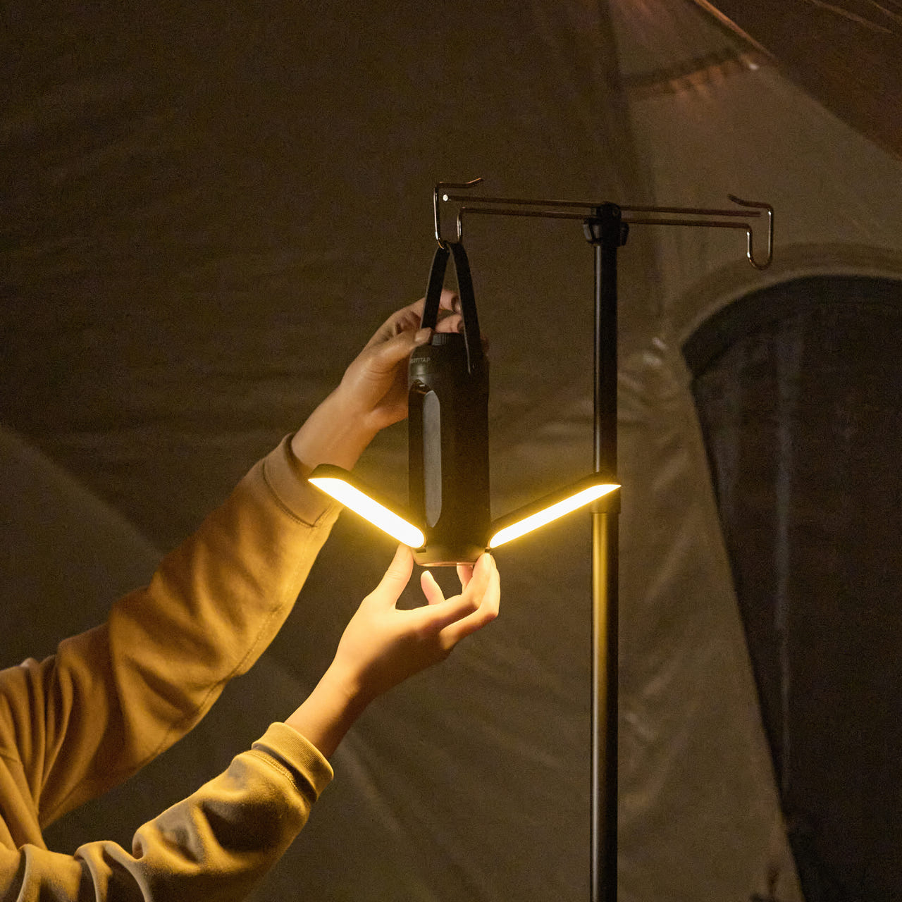 버티탭 캠핑랜턴 10000mAh LED작업등 충전식조명