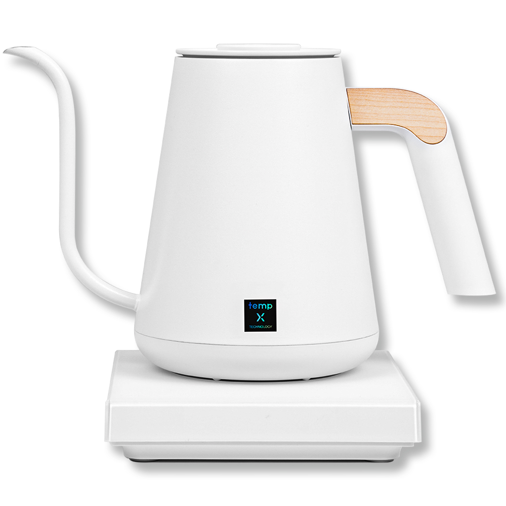 [국내정식] 타임모어 전기 드립 포트 PRO X 핸드드립 주전자 커피 온도조절 900ml, 화이트