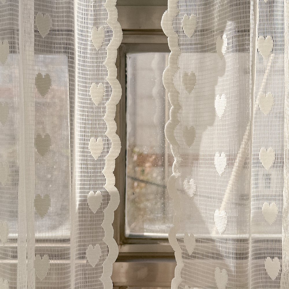 마리엔젤 빈티지 프롬하트 레이스 봉집형 가리개커튼