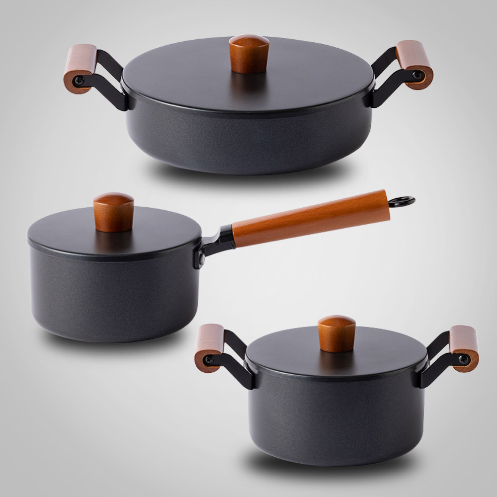 블랙팟 스텐 냄비 세트