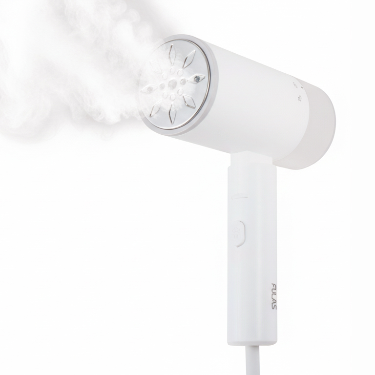 풀라스 폴더블 핸디형 스팀 다리미, FL-IR1000, 화이트
