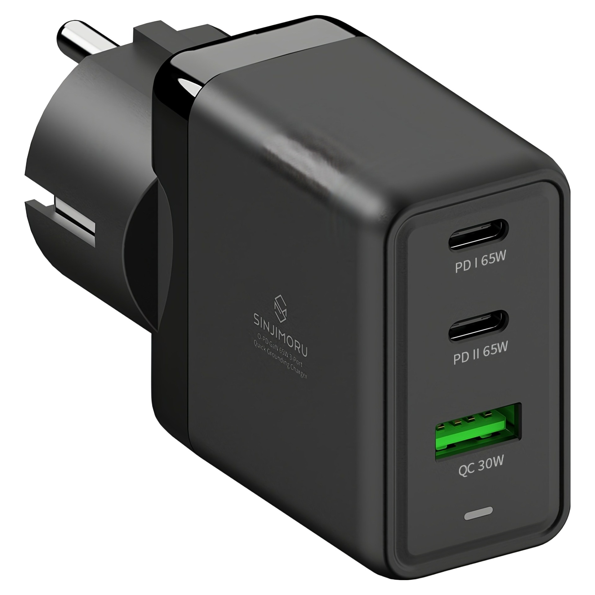 신지모루 O PD 65W GaN 3포트 초고속 접지 충전기